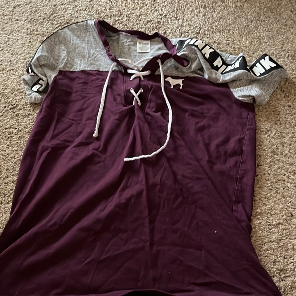 Victoria secret drawstring tee